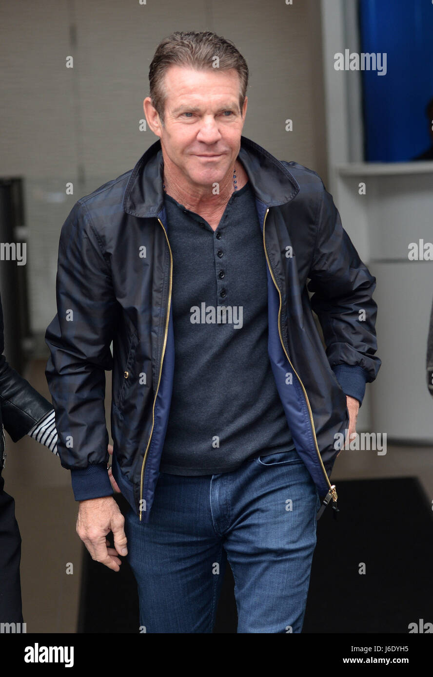 Dennis Quaid sighting at Global House Featuring: Dennis Quaid Where