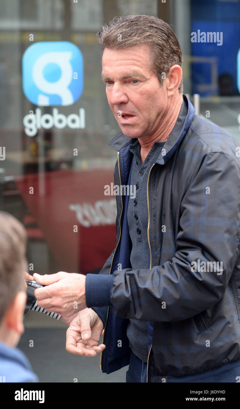 Dennis Quaid sighting at Global House Featuring: Dennis Quaid Where