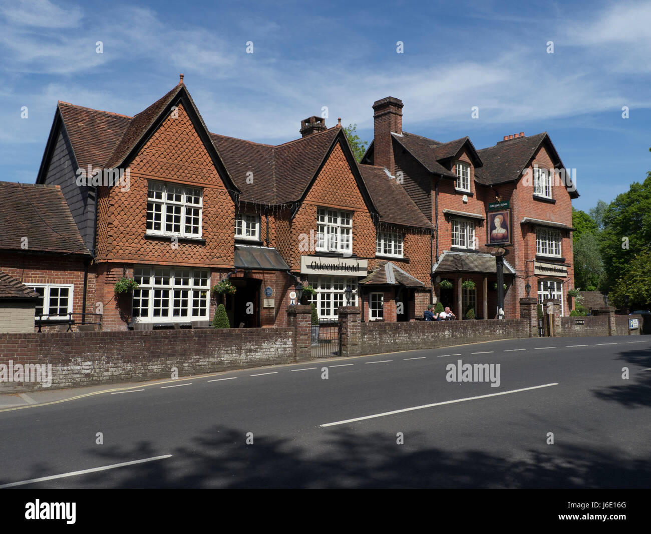 Burley village hampshire england uk hires stock photography and images