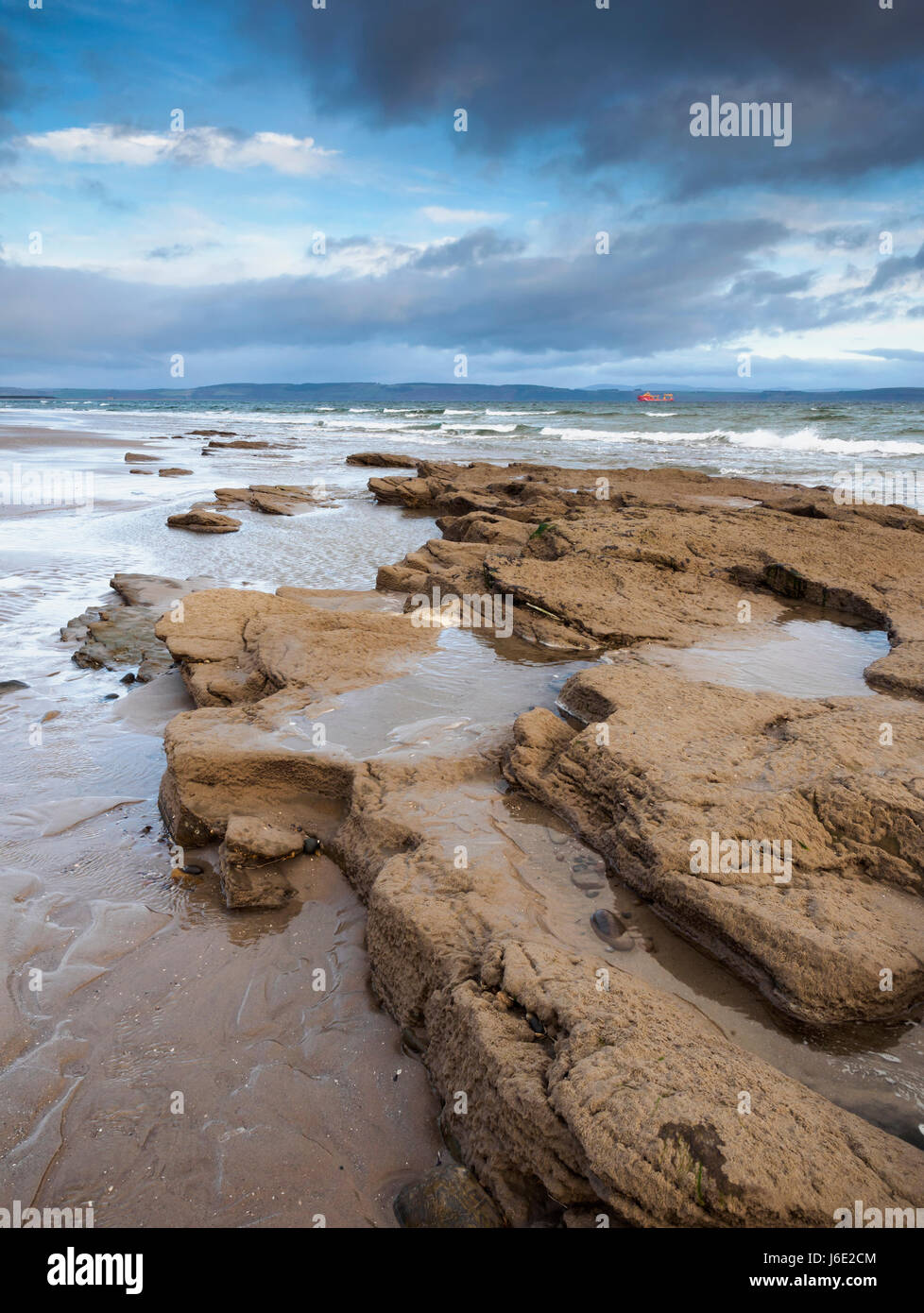 Beach of Nairn, Moray Stock Photo