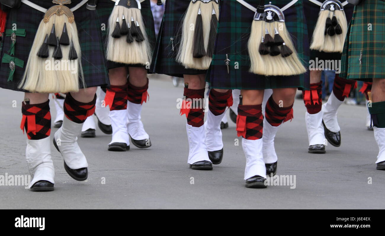 person army attraction soldier feet britain kilt travel culture famous tourism Stock Photo
