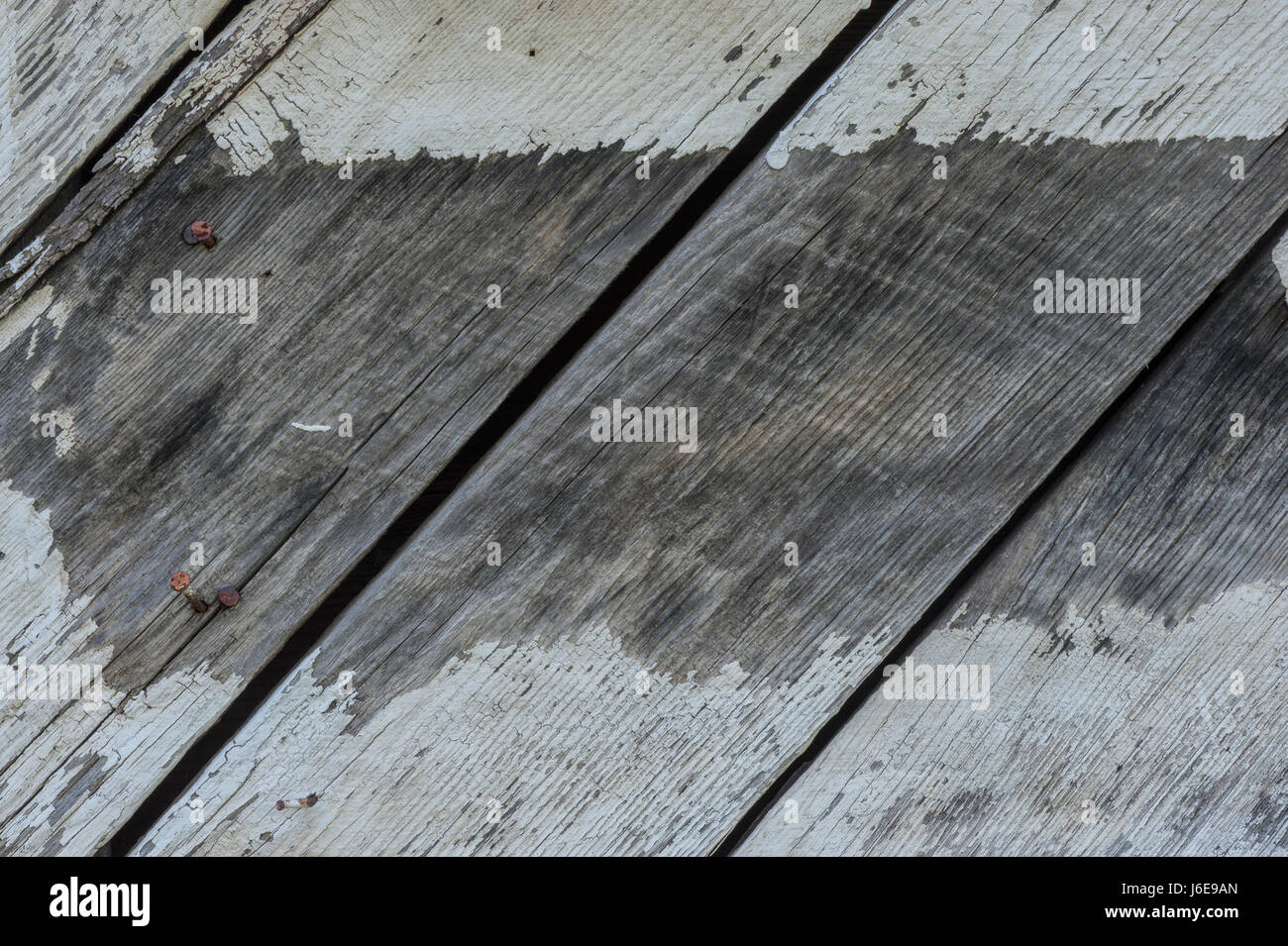 Detail of weathered wood with peeling paint for background Stock Photo ...