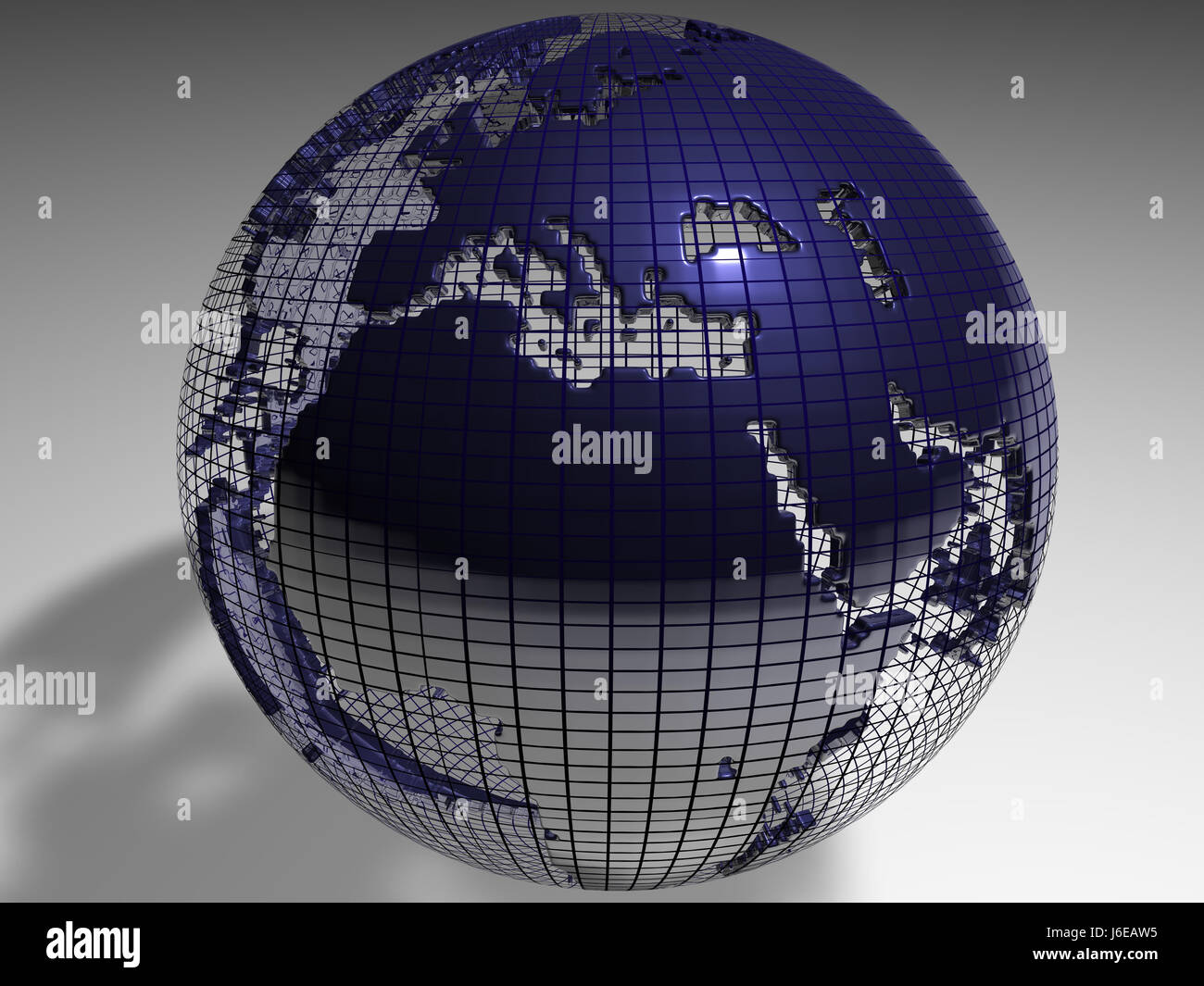 europe globe planet earth world global complete perfect atlas map of the world Stock Photo - Alamy