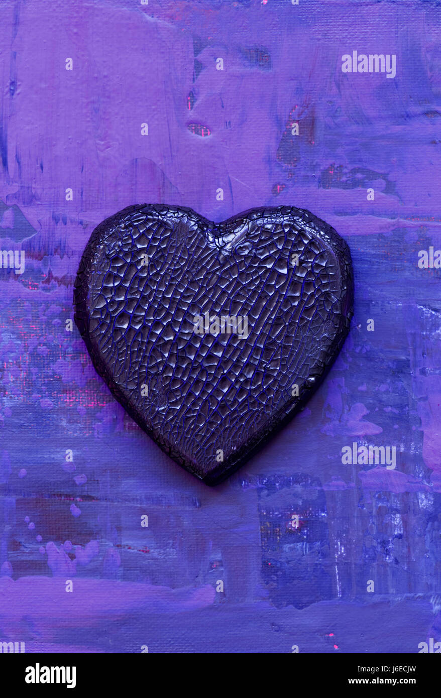 painting purple painted love in love fell in love heart coloured