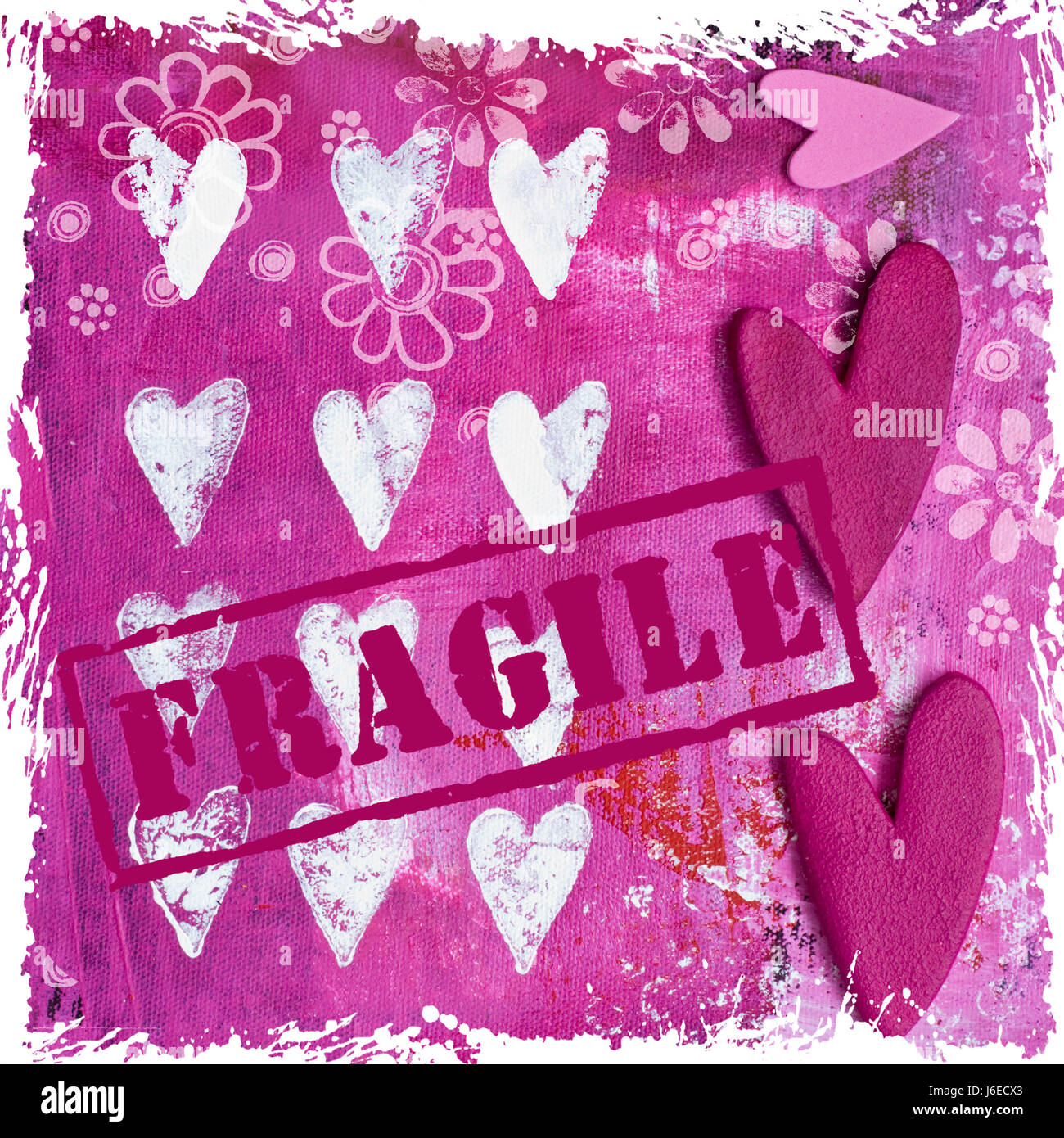painting illustration digital collage fragile love in love fell in love