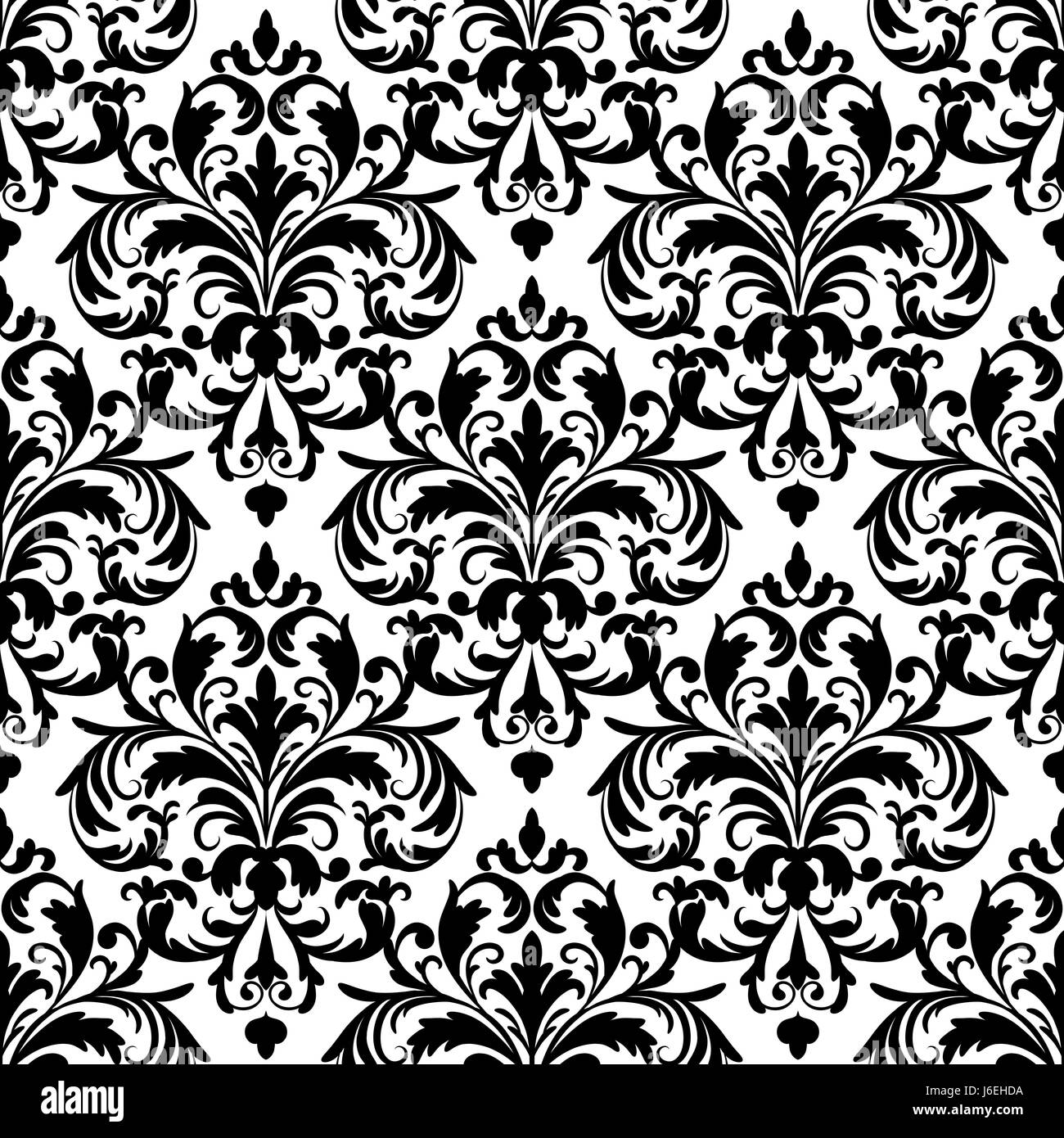 Black and white seamless pattern Stock Photo - Alamy