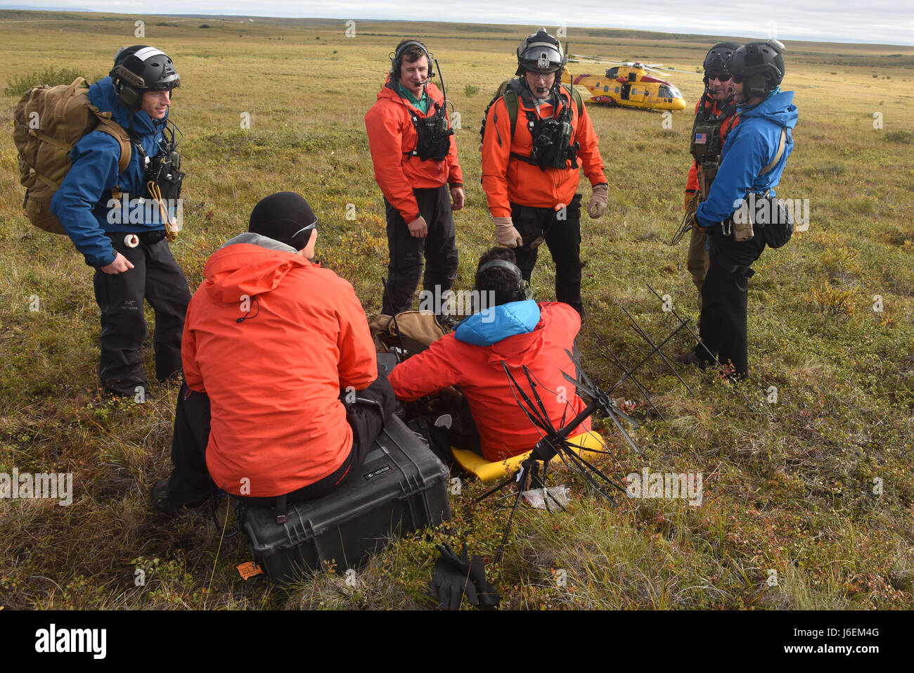 Joint base elmendorf richardson arctic rescue hi-res stock photography ...