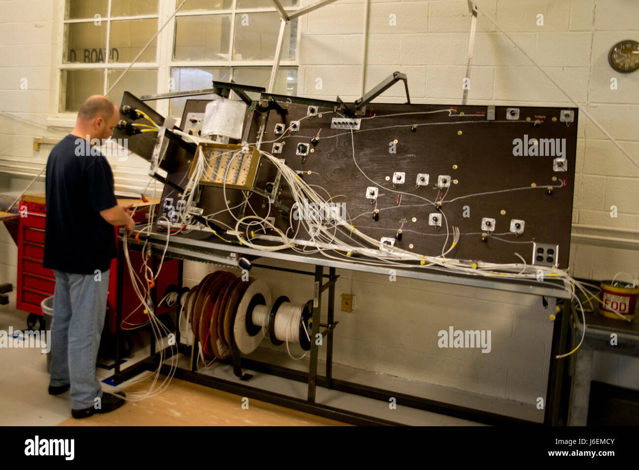 Ed Cassidy, an electrician at the Air Force Reserve Command (AFRC) T56