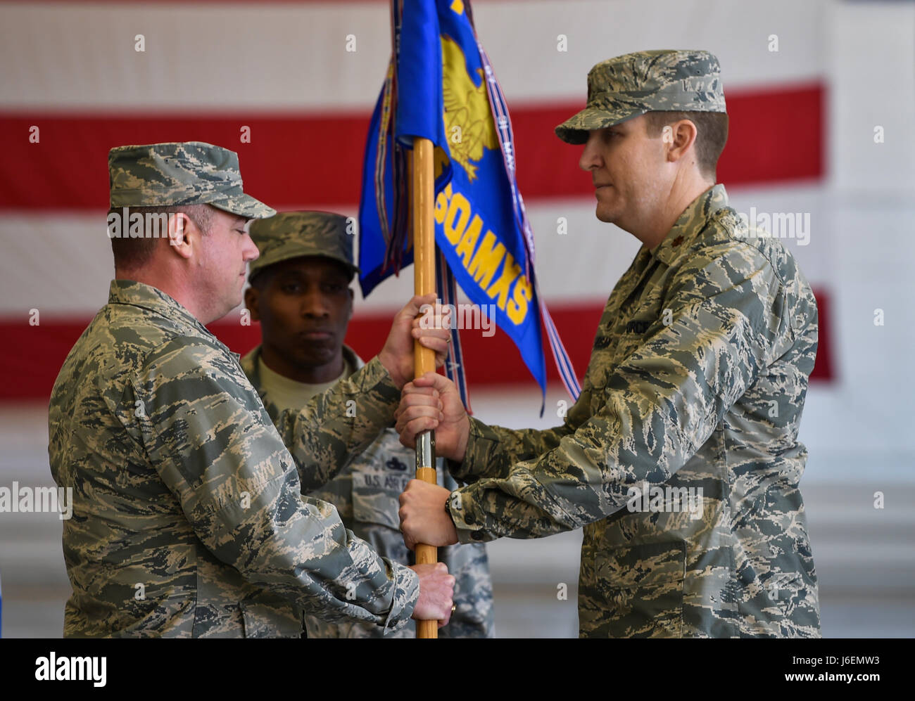 A change of command ceremony at Hurlburt Field, Florida, marks the ...