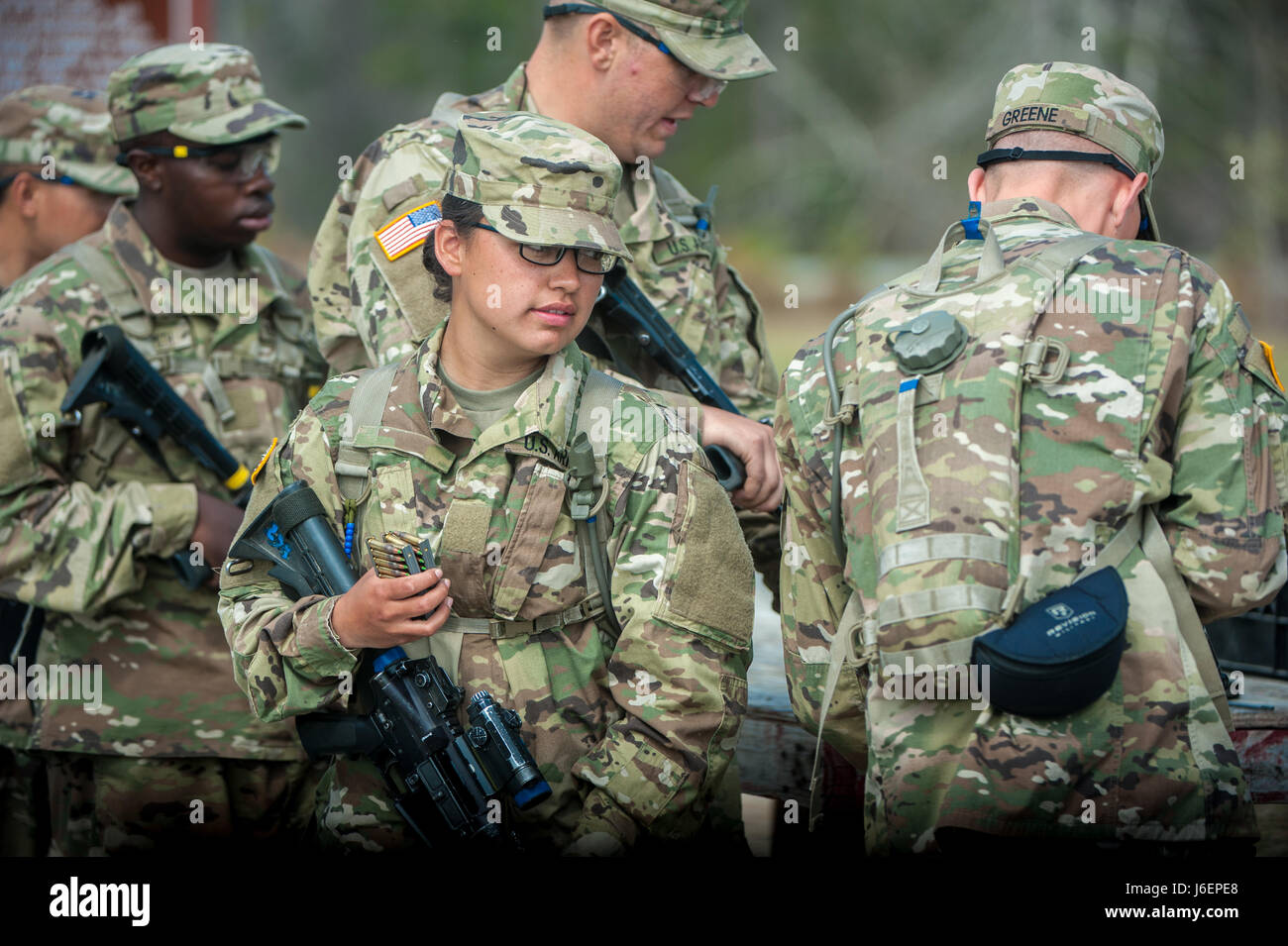 (FORT BENNING, Ga.) U.S. Army Infantry soldiersintraining assigned