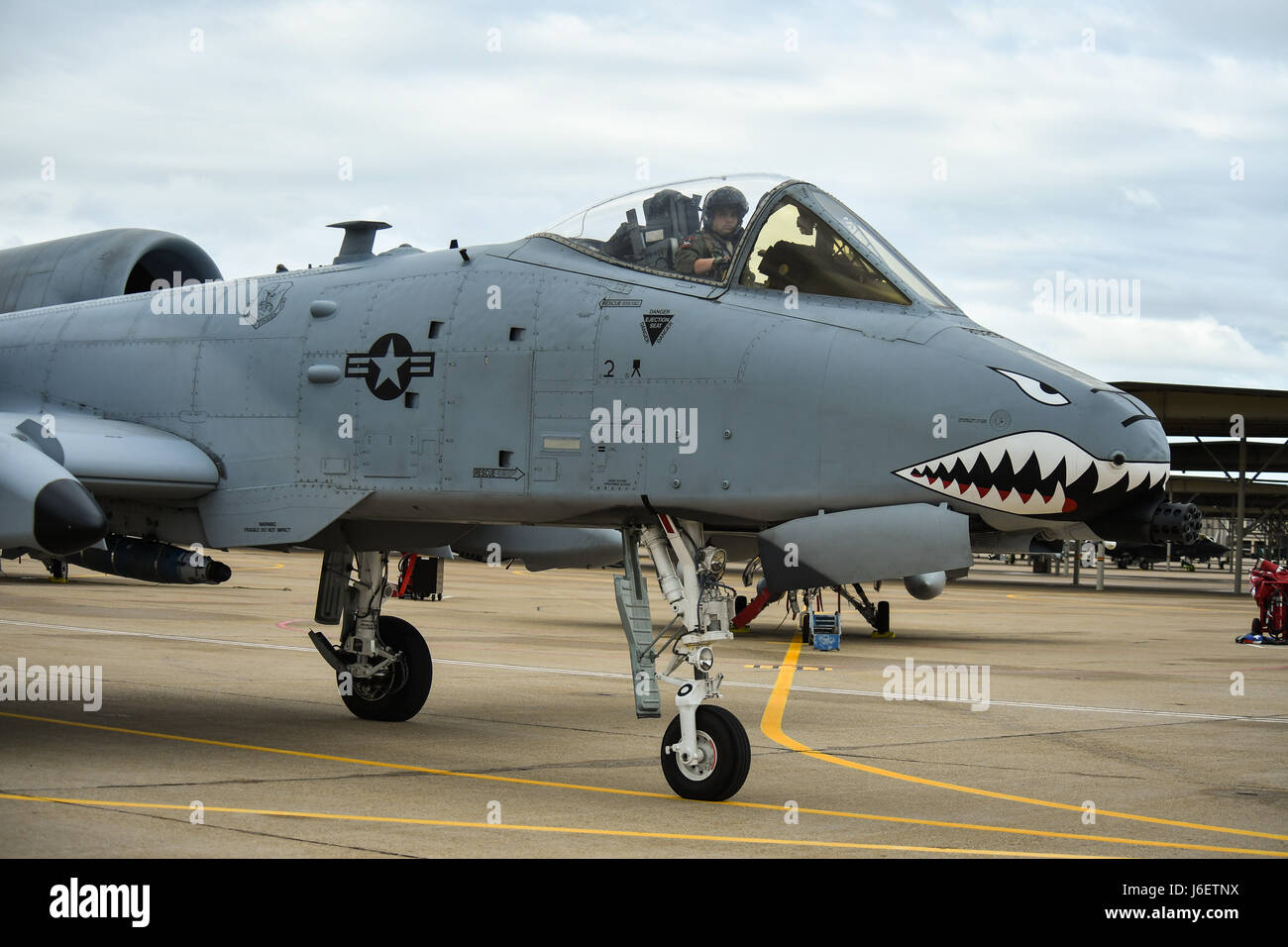 An A10 Thunderbolt II aircraft from Moody Air Force Base,