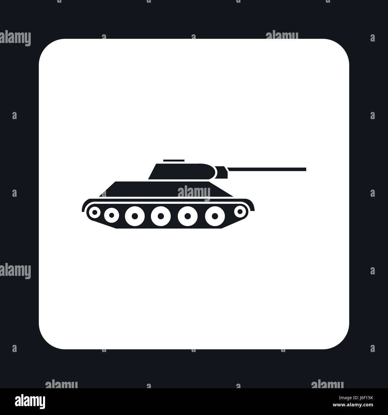 Tank icon in simple style Stock Vector Image & Art - Alamy
