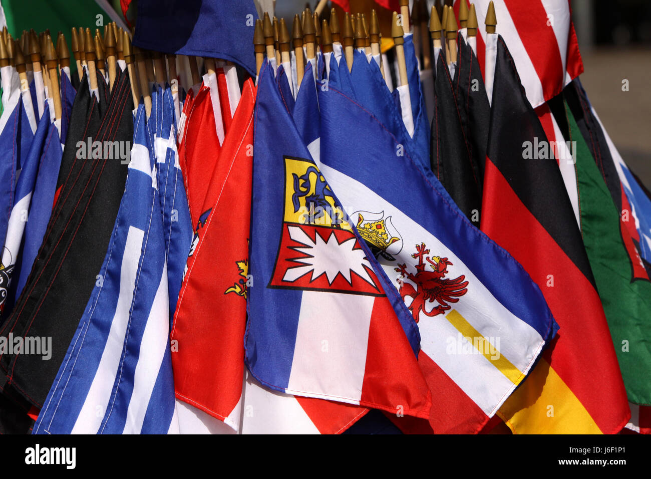 flags international flags worldwide international fhnchen flaggen-parade Stock Photo