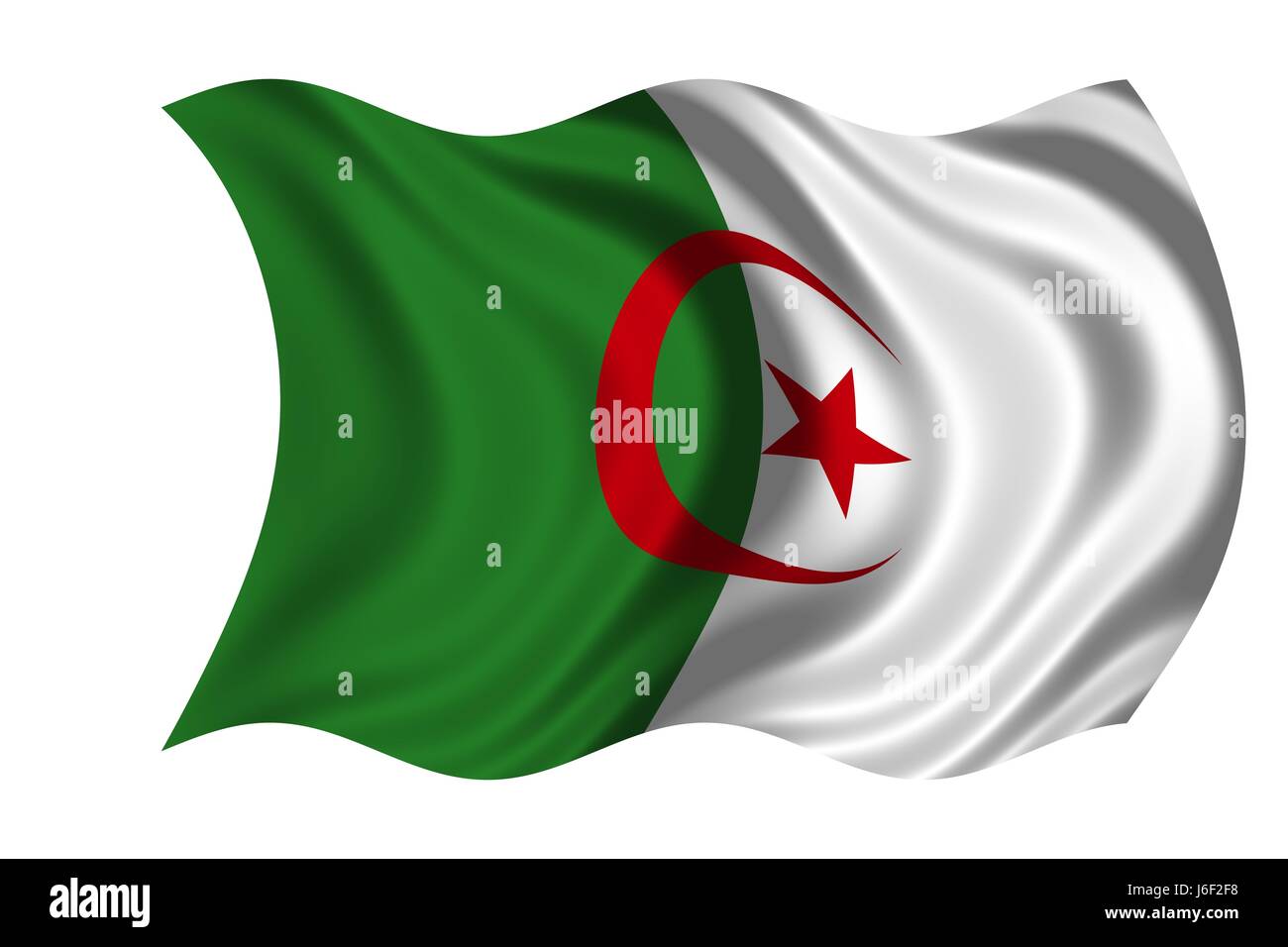 flag national colors algeria illustration flag blow wm national colors algeria Stock Photo