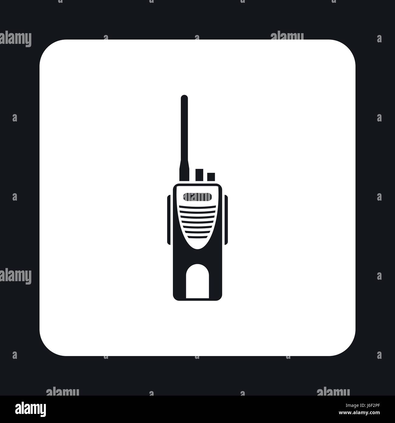 Radio transmitter icon, simple style Stock Vector Image & Art Alamy