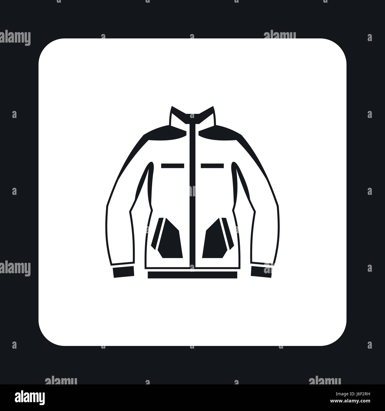 Mens winter jacket icon, simple style Stock Vector Image & Art - Alamy