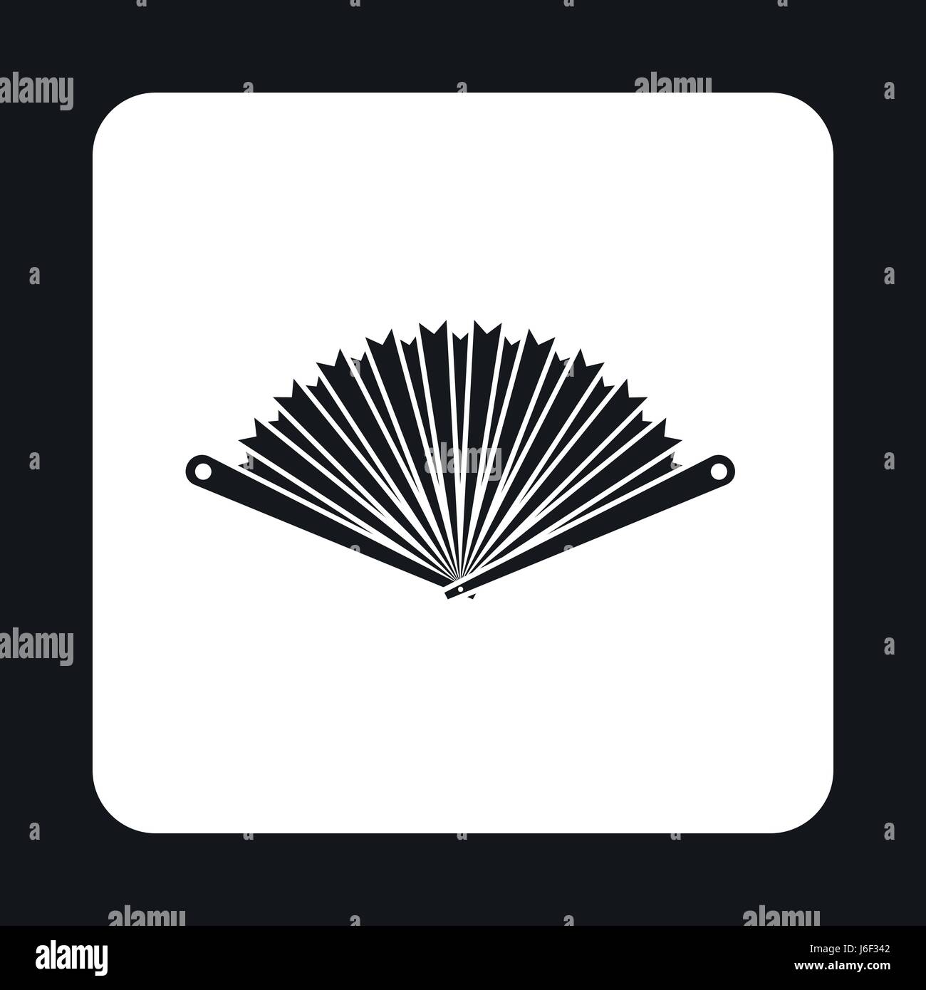 Fan icon, simple style Stock Vector Image & Art - Alamy