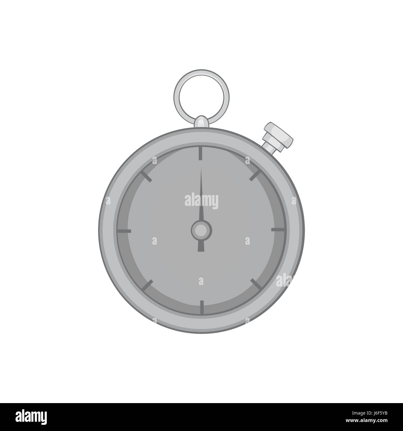 Stopwatch icon, black monochrome style Stock Vector Image & Art - Alamy