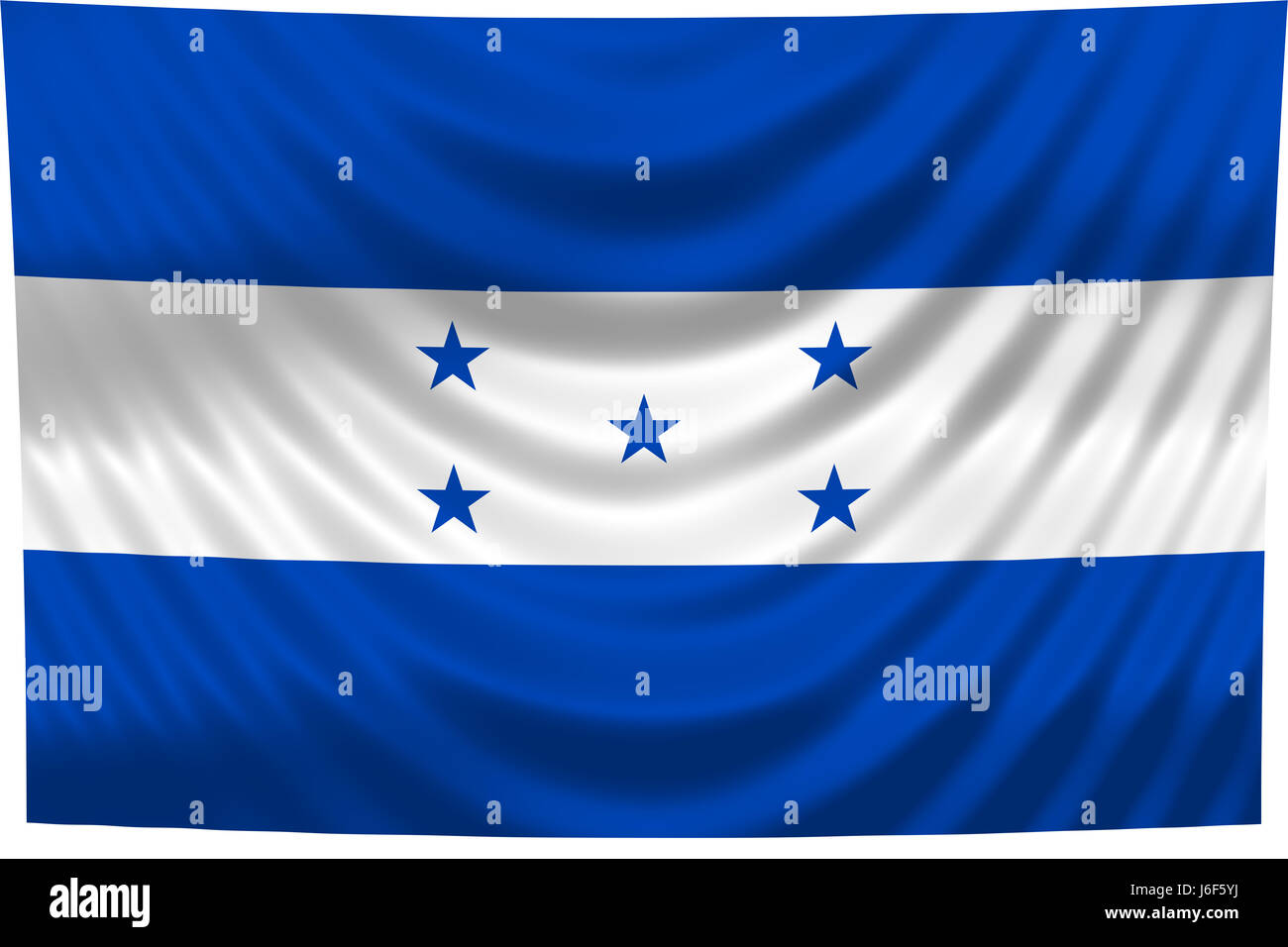 flag honduras national colors illustration flag blow honduras wm national Stock Photo