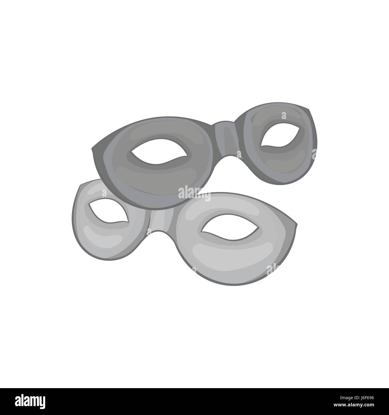 Carnival mask icon, black monochrome style Stock Vector Image & Art - Alamy