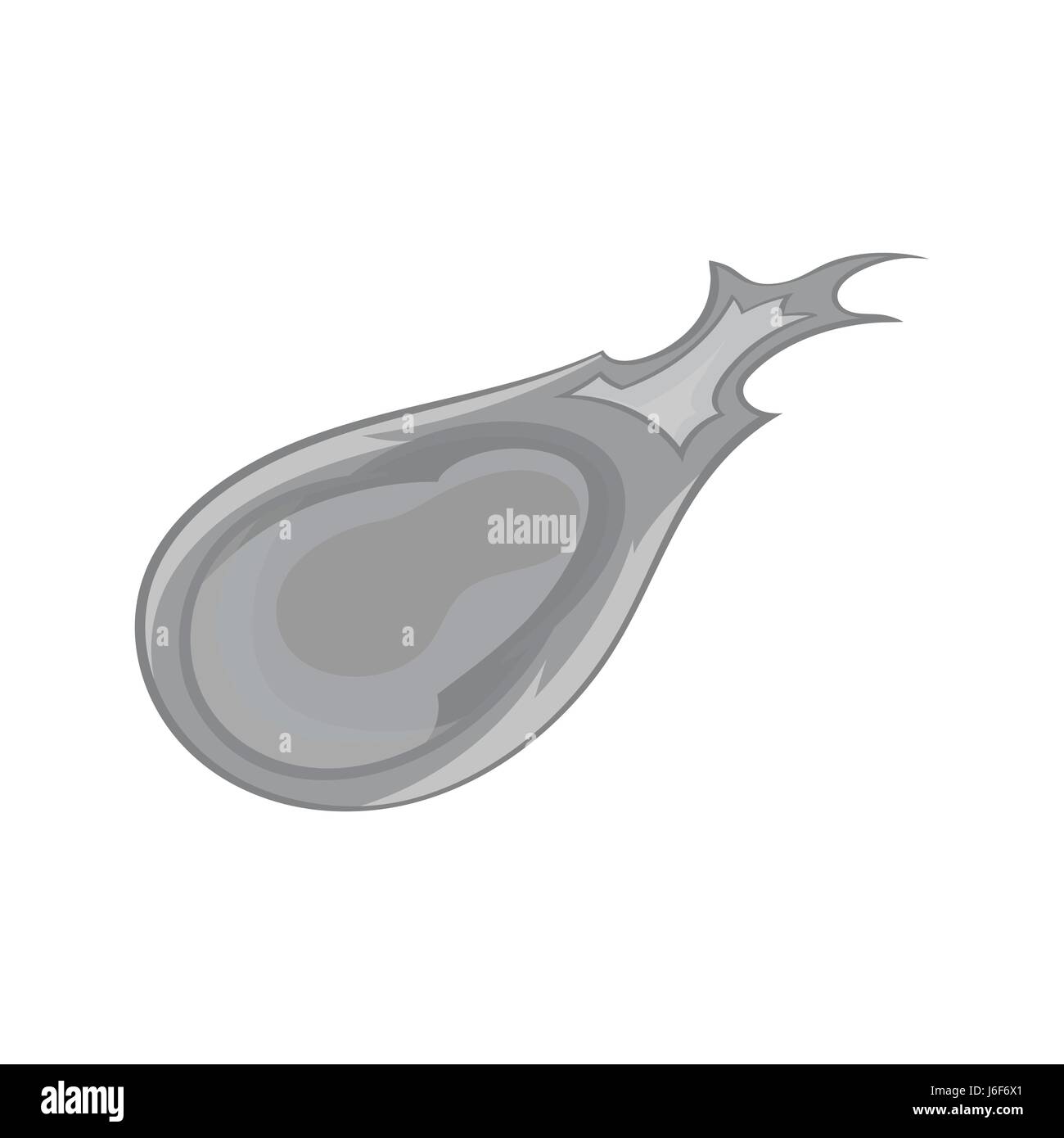 Falling meteorite icon, black monochrome style Stock Vector Image & Art ...