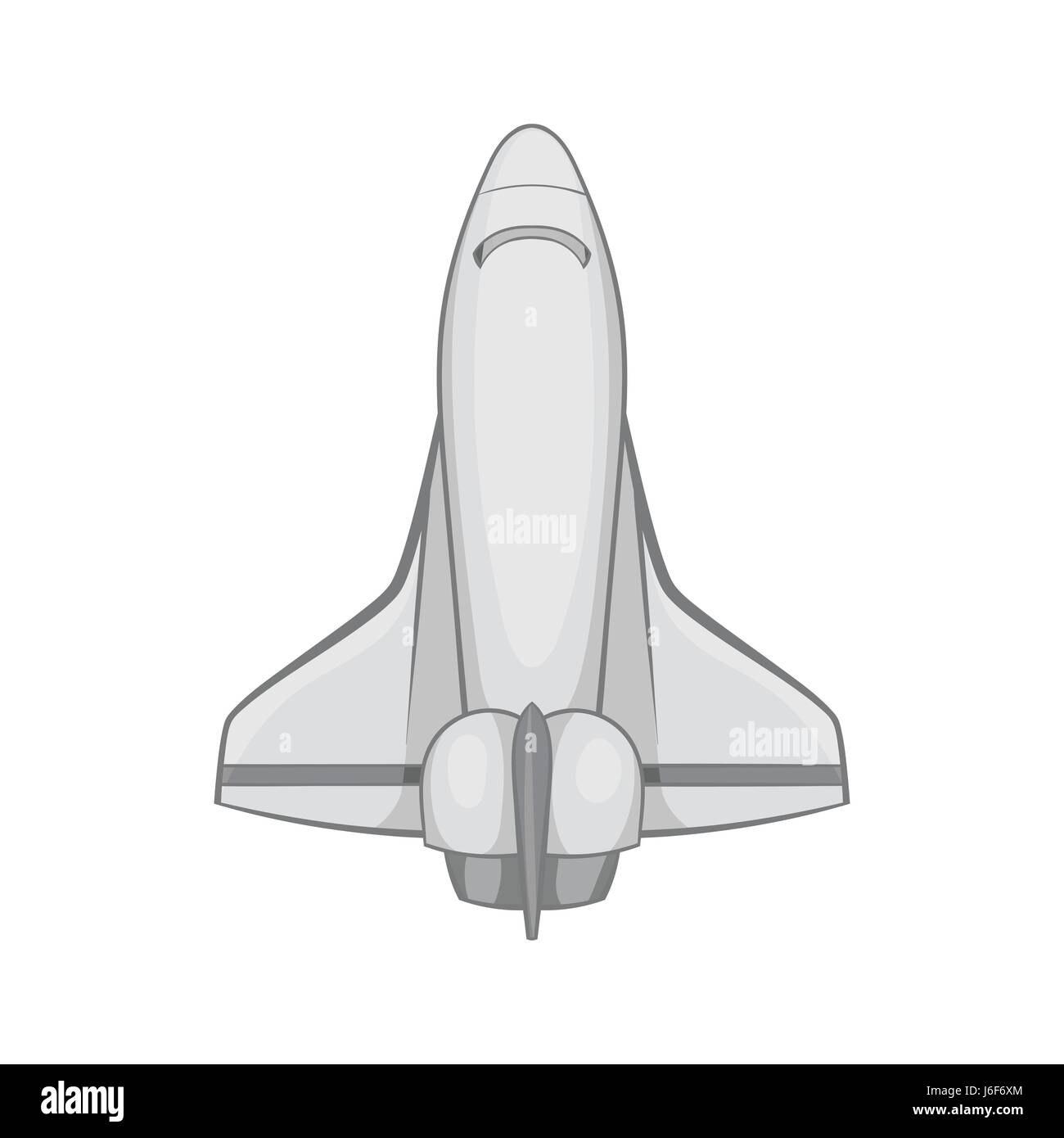 Space shuttle icon, black monochrome style Stock Vector Image & Art - Alamy