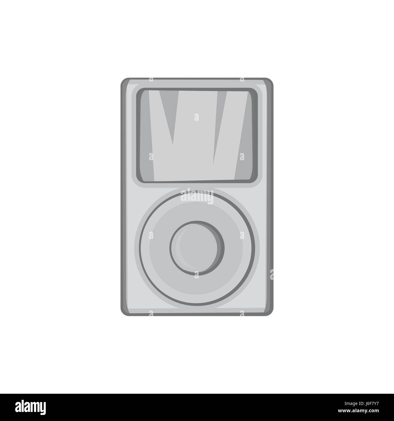 Music player icon, black monochrome style Stock Vector Image & Art - Alamy
