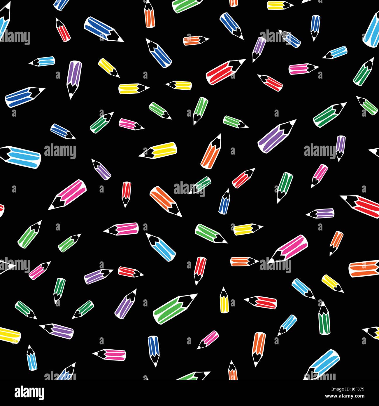 seamless pattern with pencil. vector Stock Vector Image & Art - Alamy