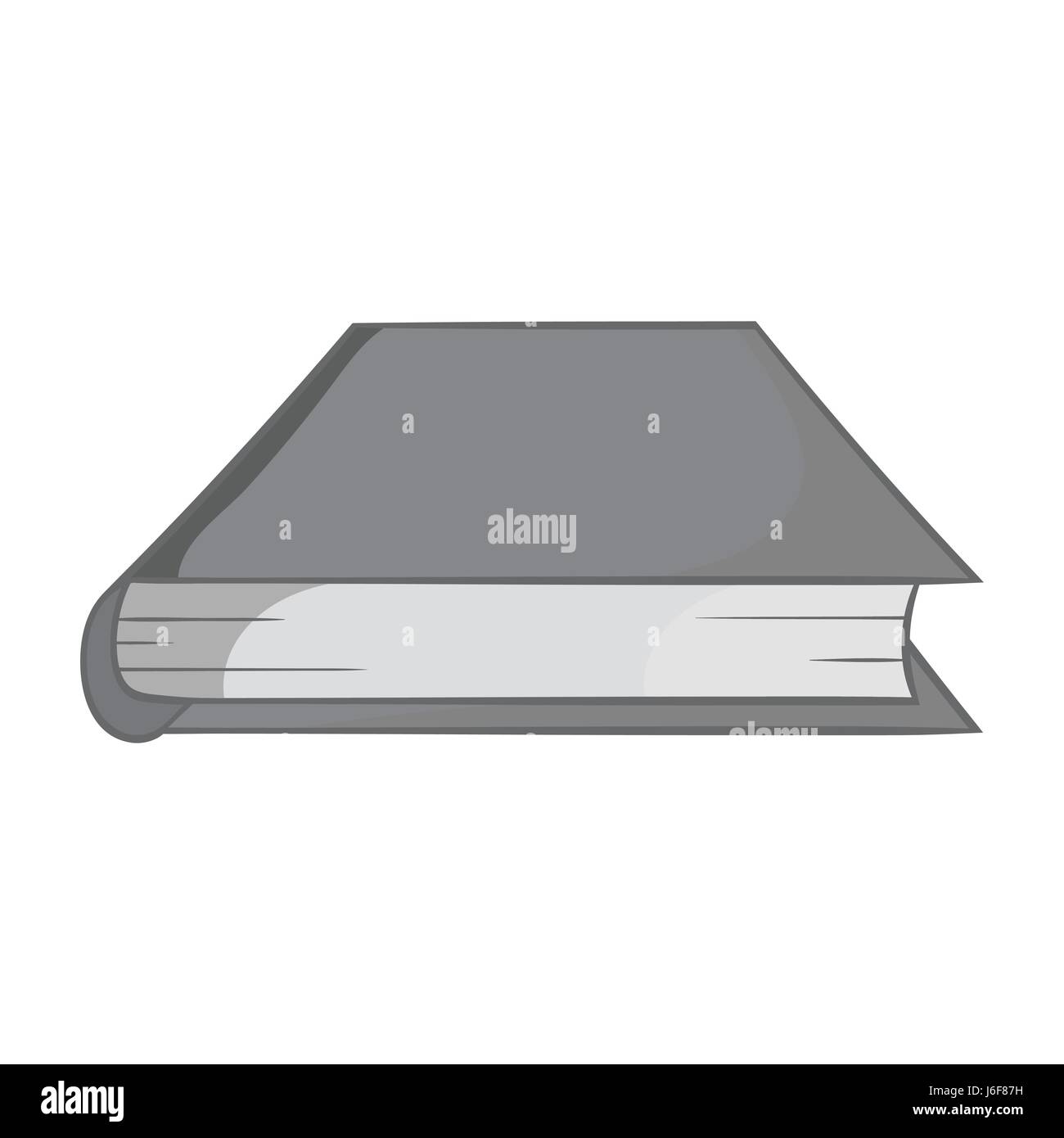 Thick book icon, black monochrome style Stock Vector Image & Art - Alamy