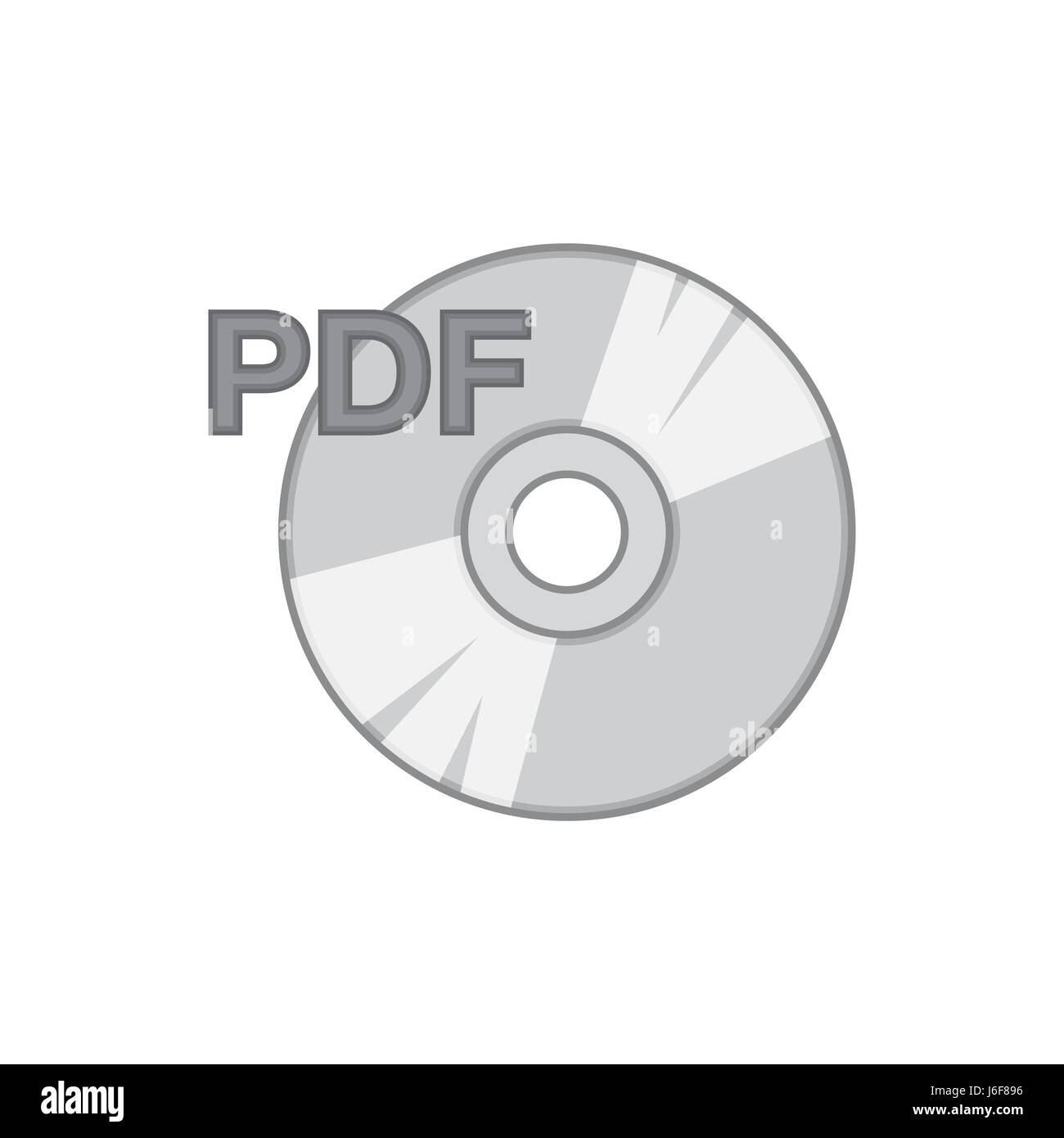 PDF book icon, black monochrome style Stock Vector Image & Art - Alamy