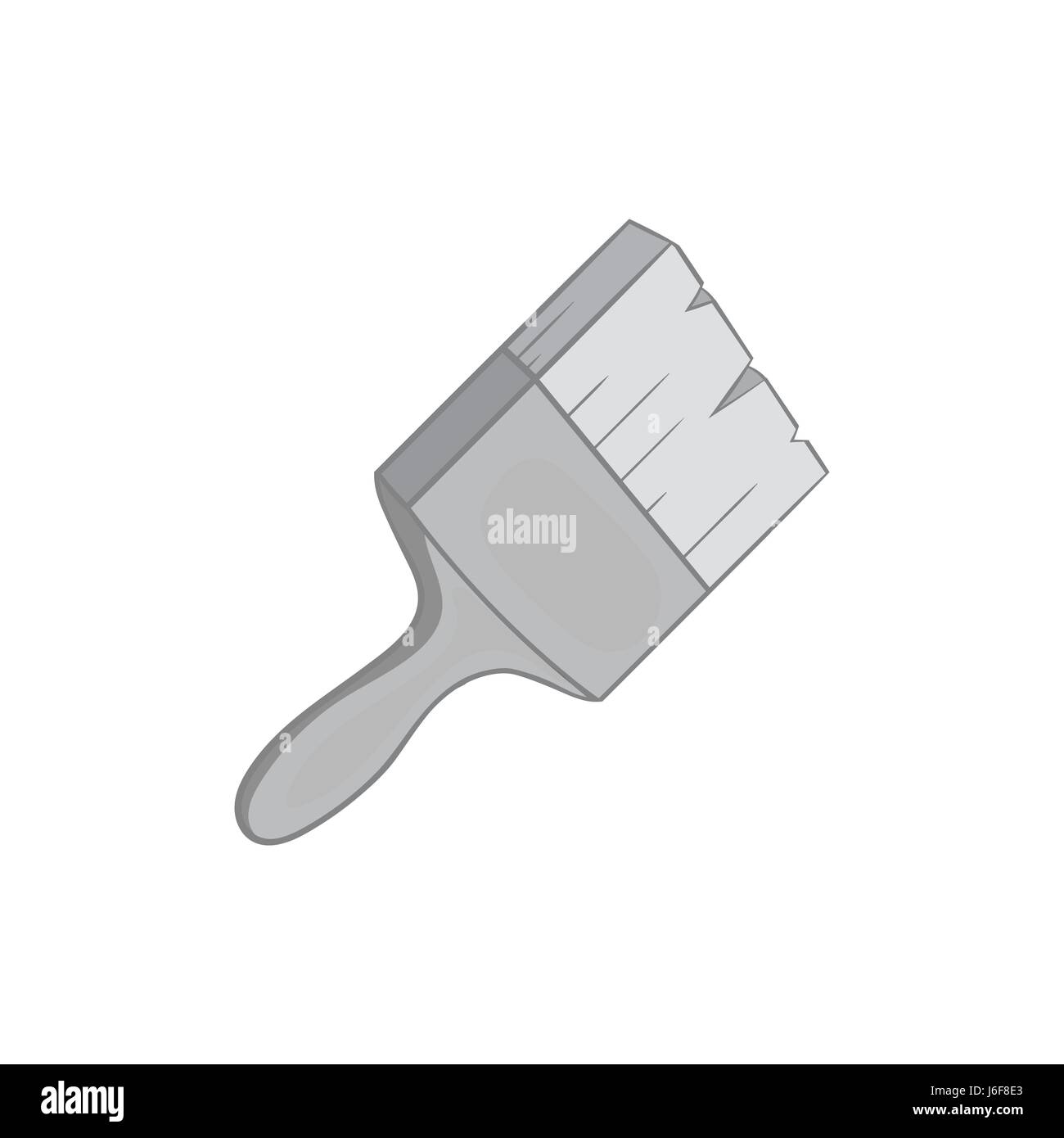 Paint brush icon, black monochrome style Stock Vector Image & Art - Alamy