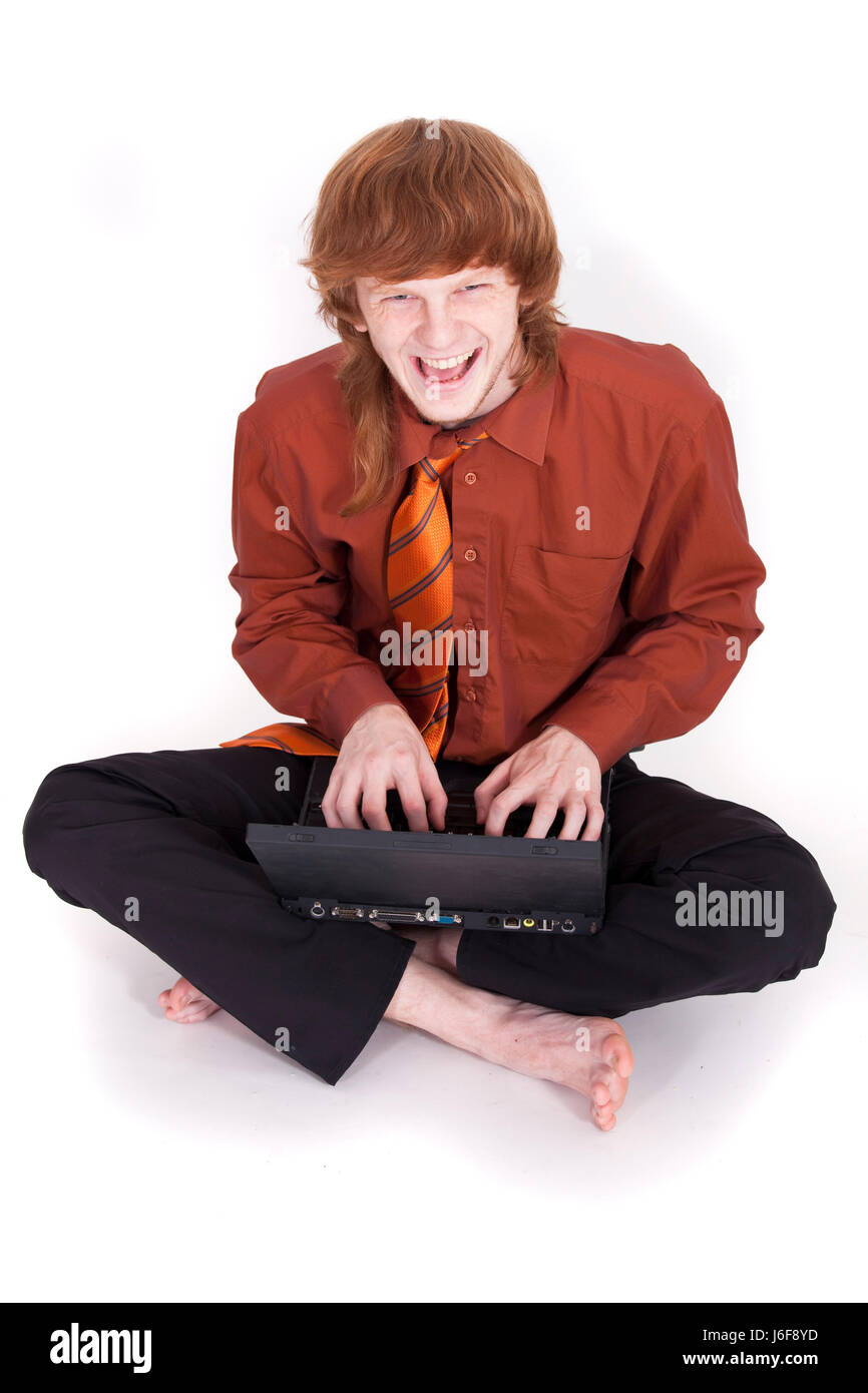 Computer Reed Man Photo laptop notebook computers computer business man businessman redheaded ...