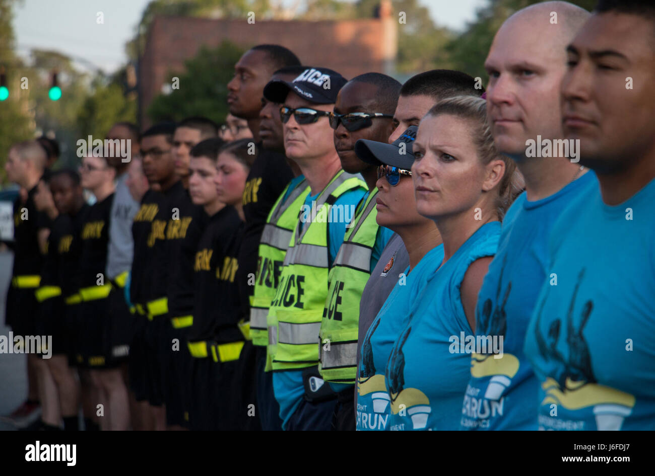 Local law enforcement of Hinesville, Ga. and military police of Fort