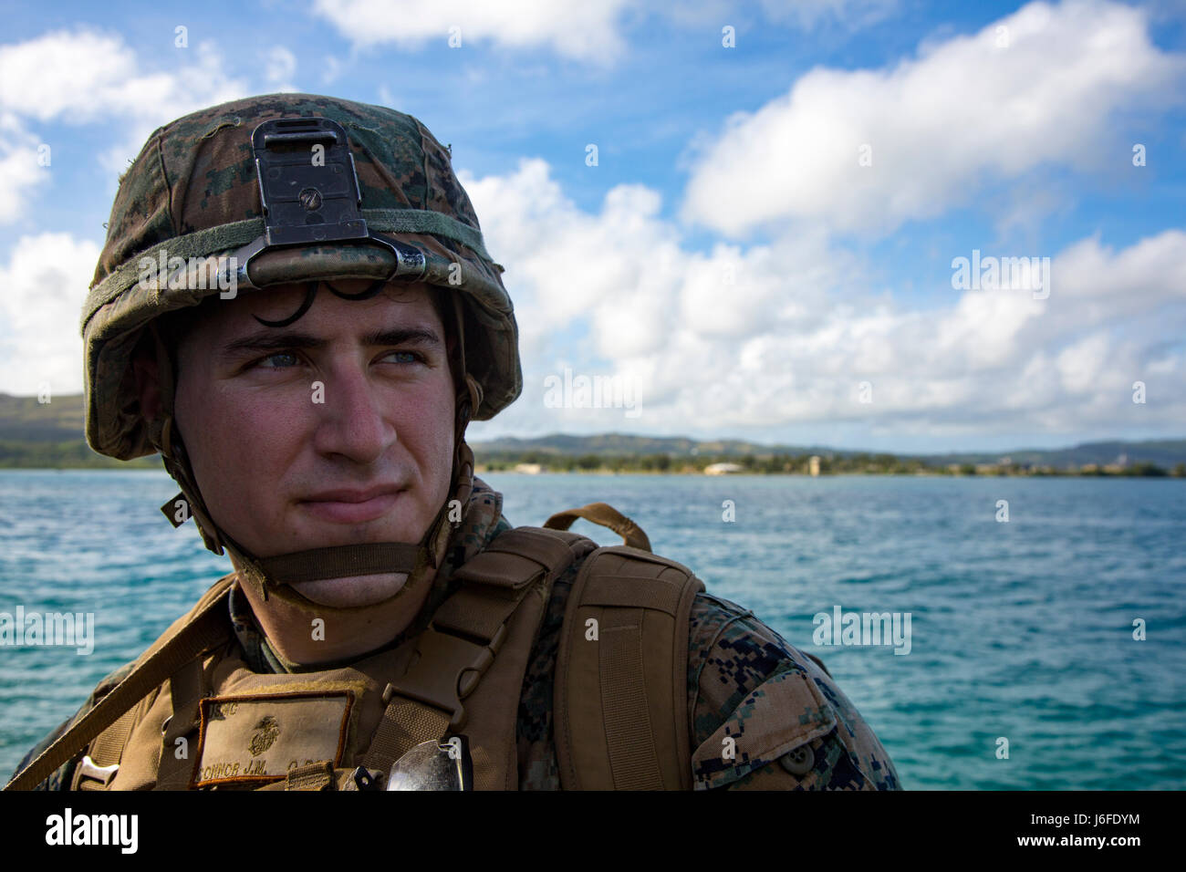 U.S. Marines with India Company, 3rd battalion, 8th Marines, 3rd Marine Division, participates