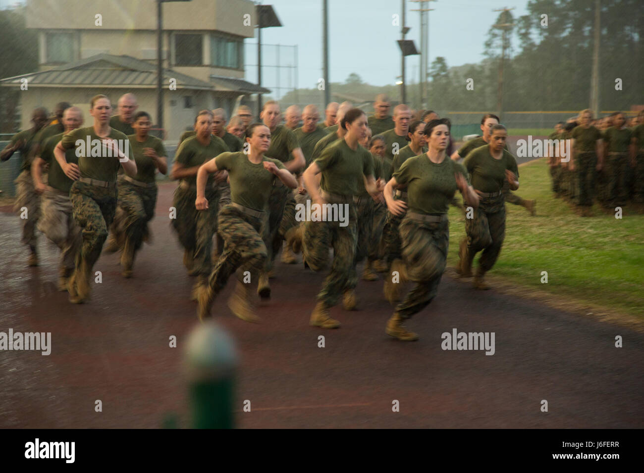 U.S. Marine Corps Recruits with Company O, 4th Battalion and Company G