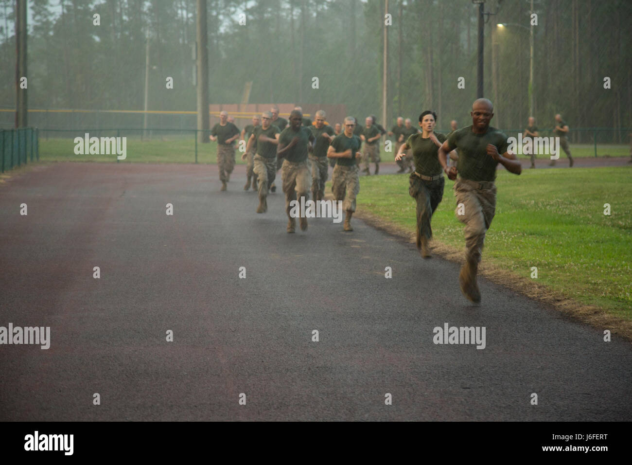 U.S. Marine Corps Recruits with Company O, 4th Battalion and Company G