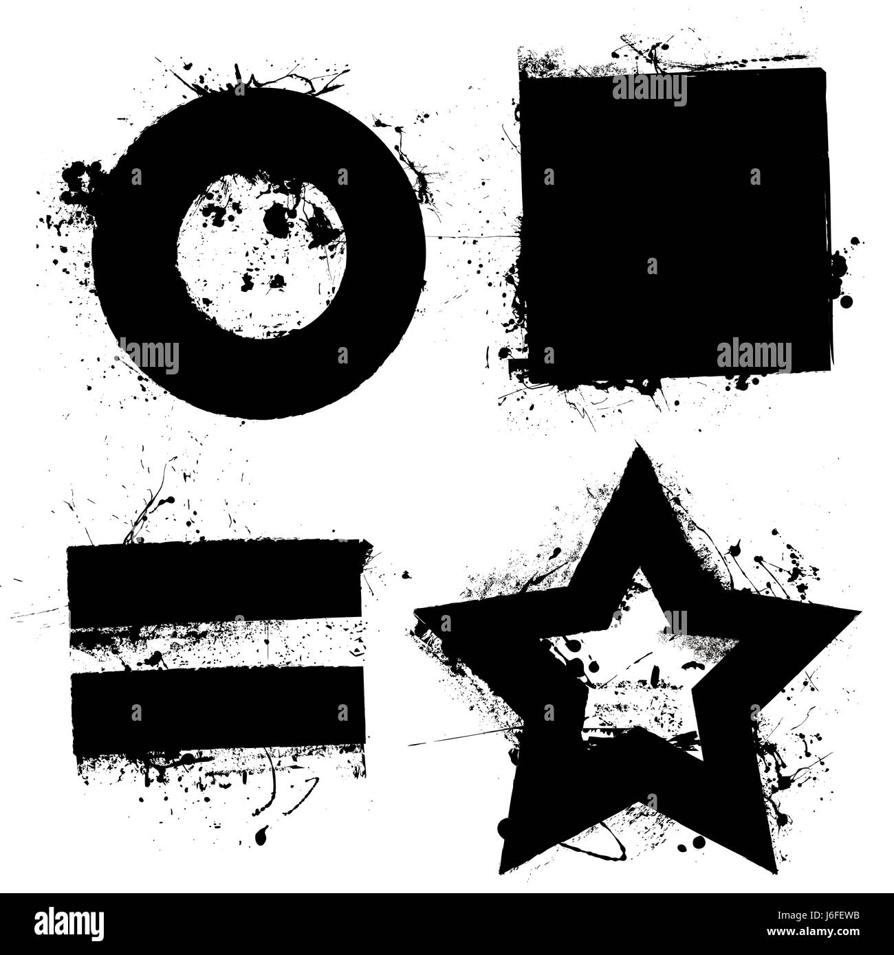Paint star stain color drop hi-res stock photography and images - Alamy