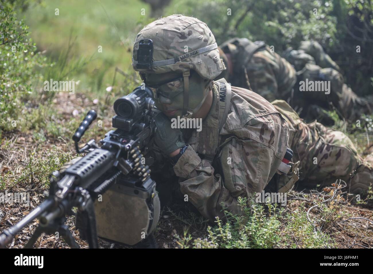 Sky Soldiers From B Company, 1st Battalion, 503rd Infantry Regiment ...