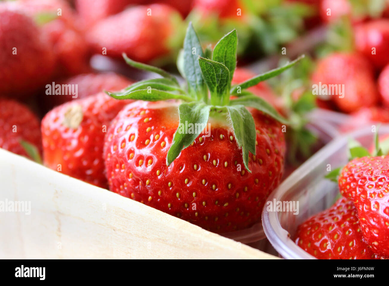 Big strawberry Stock Photo