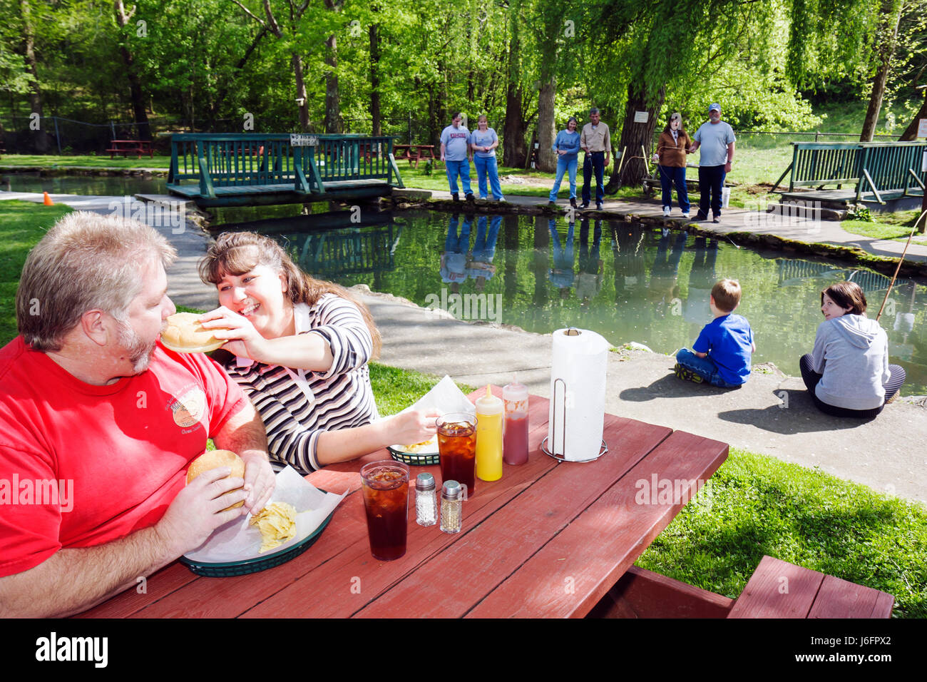 Sevierville Tennessee,Smoky Mountains,English Mountain Trout Farm and