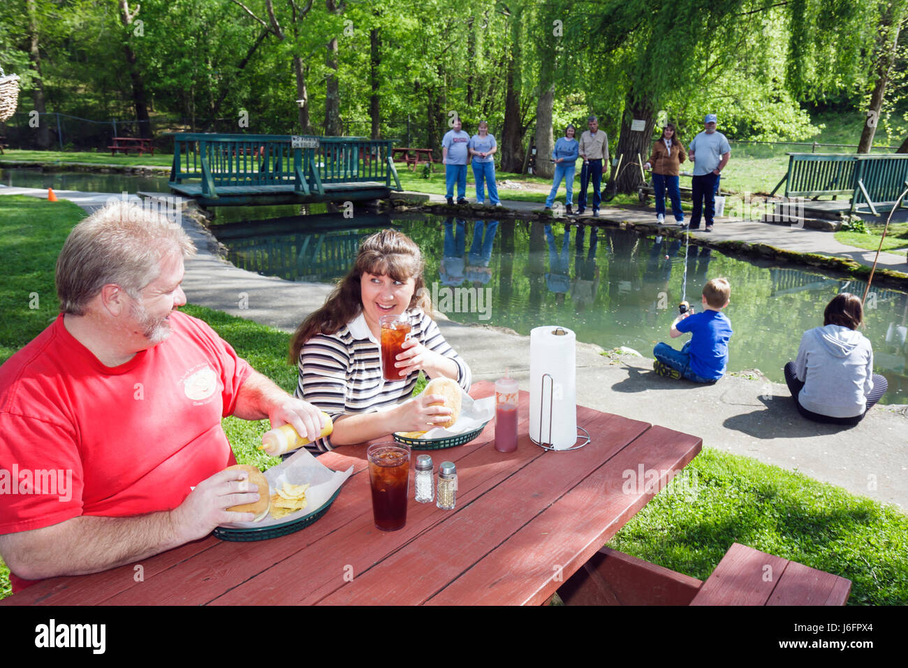 Sevierville Tennessee,Smoky Mountains,English Mountain Trout Farm and