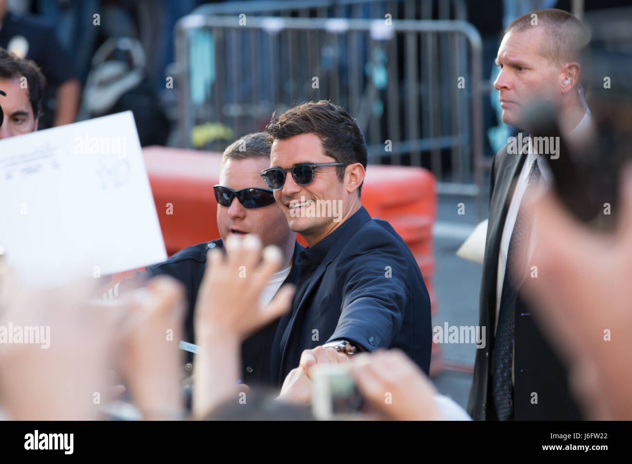 Actor Orlando Bloom attends premiere Disney's 'Pirates Caribbean: Dead Men Tell No Tales' Dolby Theatre May 18,2017 Hollywood,California Stock Photo