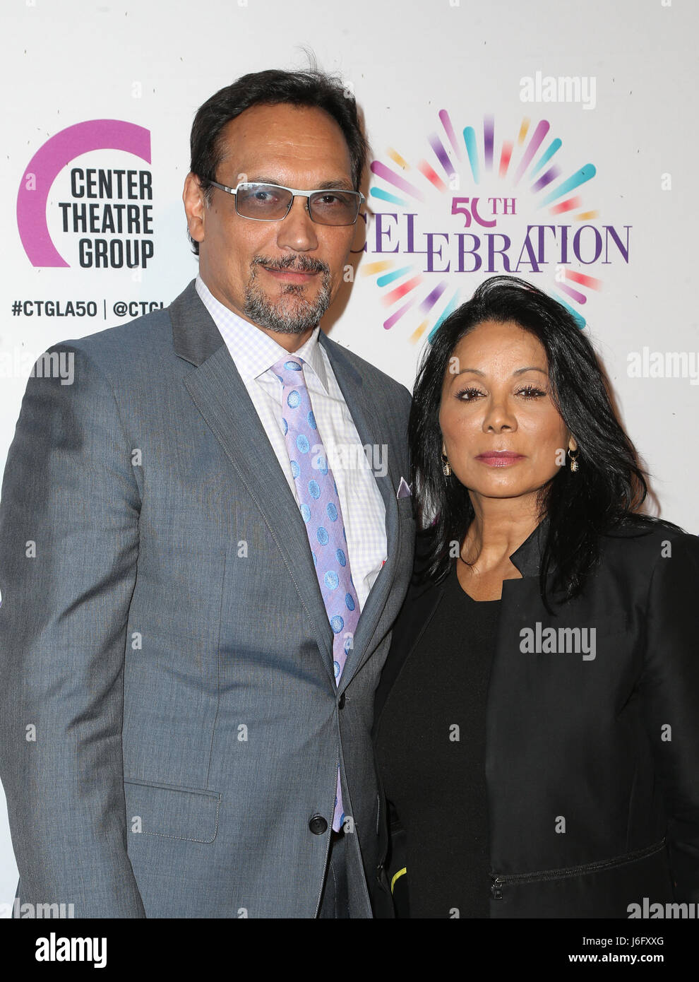 Los Angeles, Ca, USA. 20th May, 2017. Jimmy Smits, Wanda De Jesus, At Center Theatre Group's 50th Anniversary Celebration At Ahmanson Theatre In California on May 20, 2017. Credit: Fs/Media Punch/Alamy Live News Stock Photo