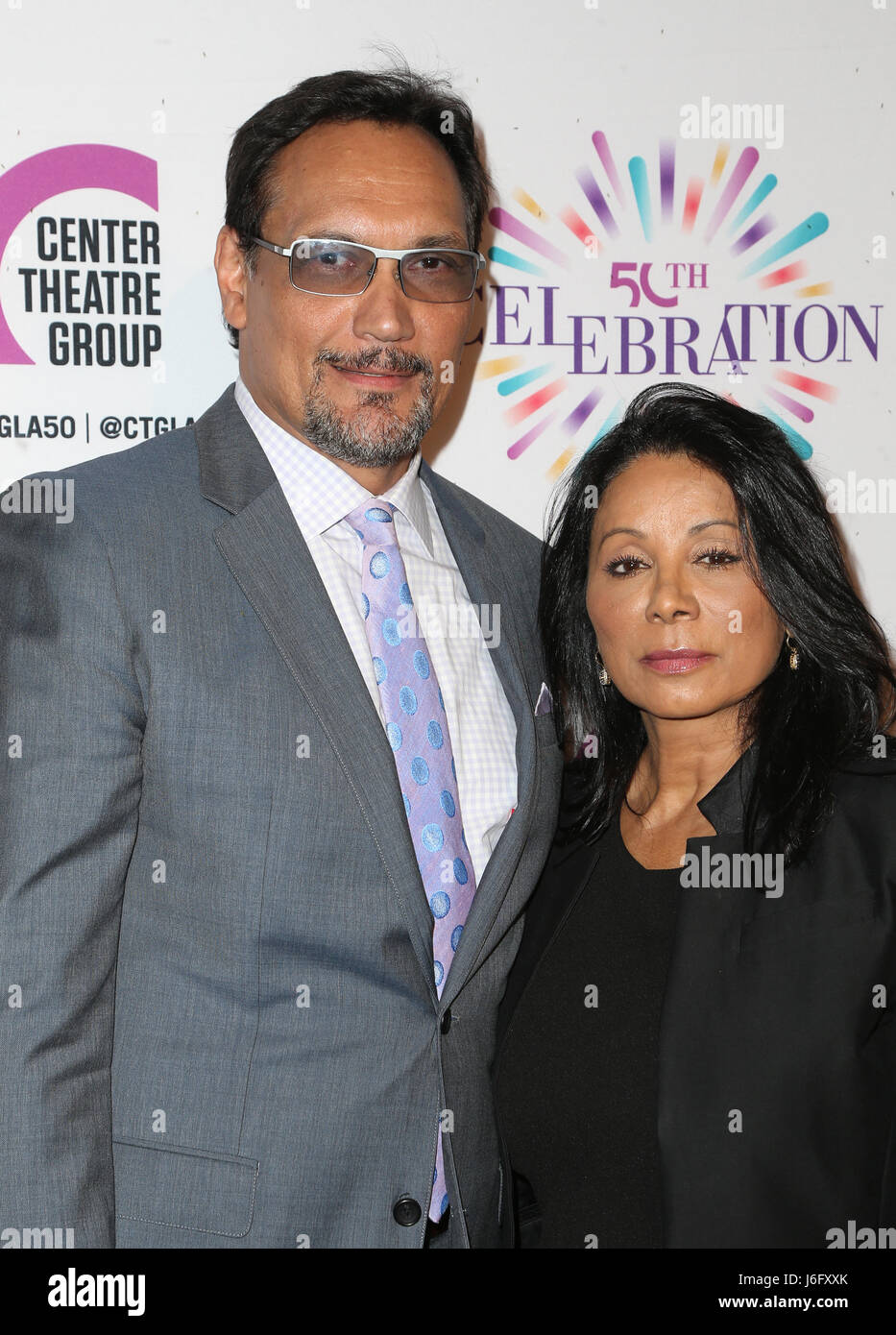 Los Angeles, Ca, USA. 20th May, 2017. Jimmy Smits, Wanda De Jesus, At Center Theatre Group's 50th Anniversary Celebration At Ahmanson Theatre In California on May 20, 2017. Credit: Fs/Media Punch/Alamy Live News Stock Photo