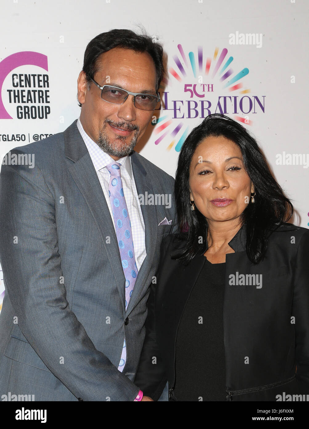 Los Angeles, Ca, USA. 20th May, 2017. Jimmy Smits, Wanda De Jesus, At Center Theatre Group's 50th Anniversary Celebration At Ahmanson Theatre In California on May 20, 2017. Credit: Fs/Media Punch/Alamy Live News Stock Photo