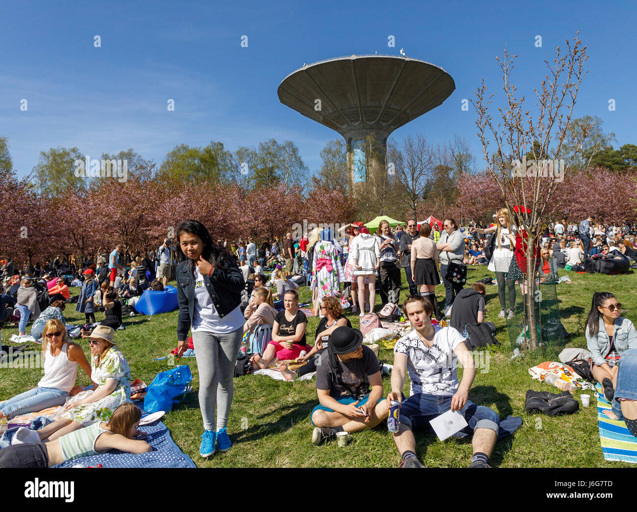 Helsinki, Finland. 21st May, 2017. After the coolest spring in 50 years ...