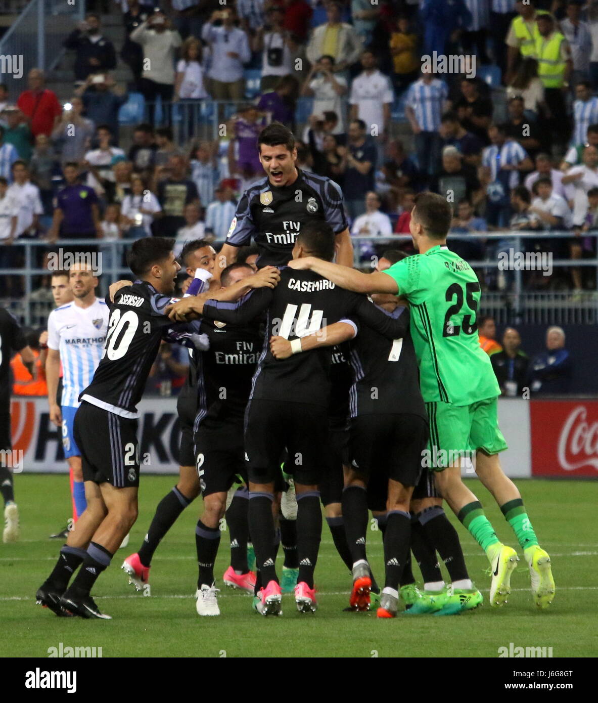 Malaga 21 May 17 21st May 17 Realmadrid Was Proclaimed Champion Of The League 16 2107