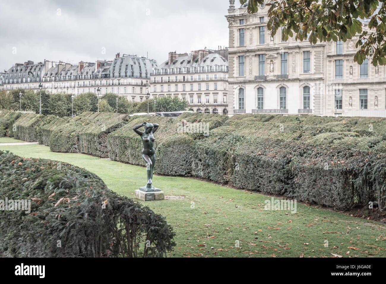 Jardin des Tuileries in Paris Stock Photo
