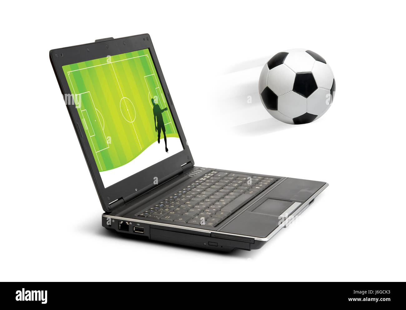 laptop notebook computers computer sport sports ball soccer football