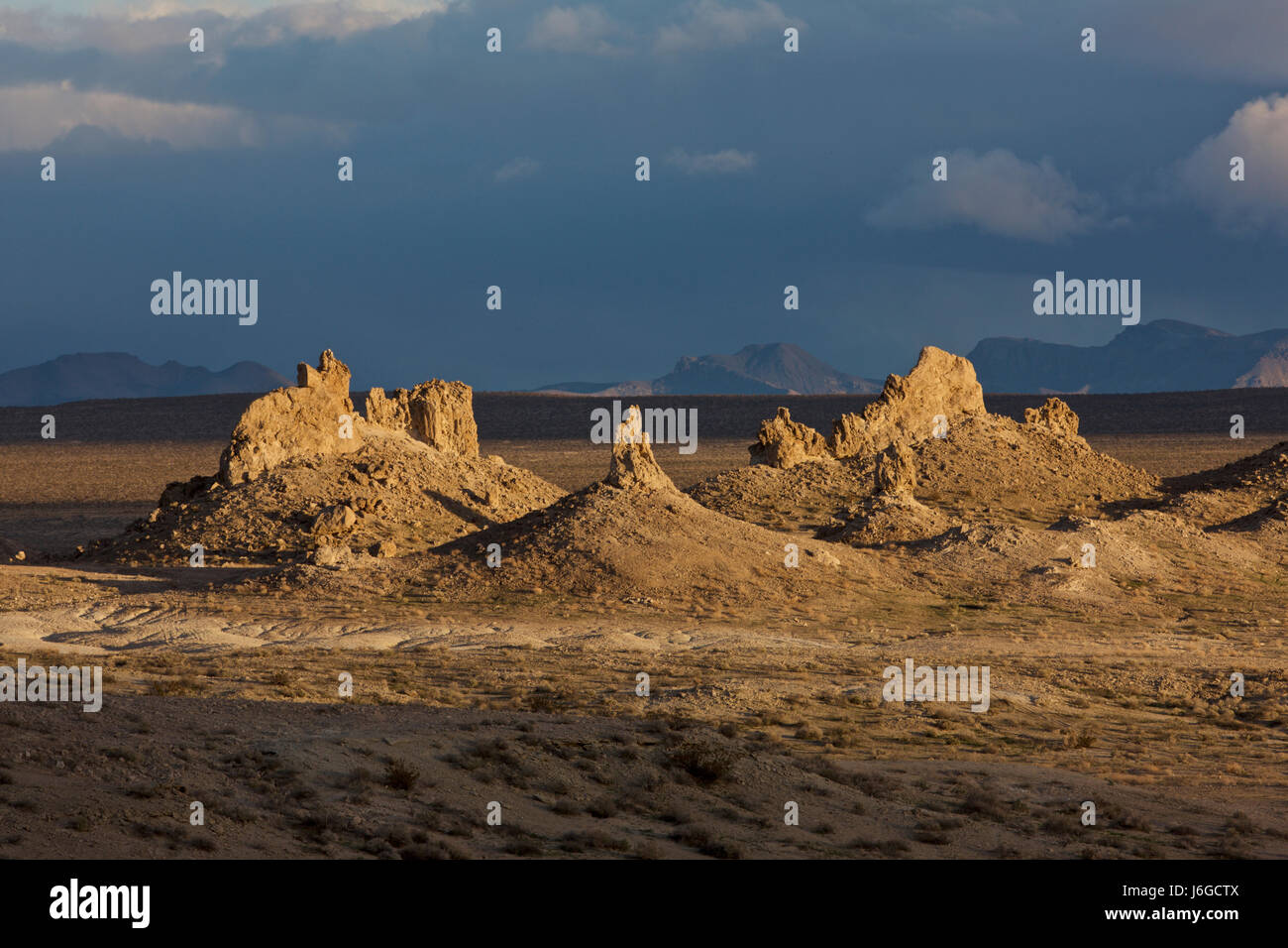 Trona Pinnacles are an unusual geological feature in the California ...